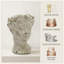 Cement Bust Flower Pot Planter - Decorative Statue Planter for Indoor & Outdoor Home, Patio and Garden Décor-64886317