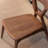 17.91" Nut-brown Solid back side Chair(Set of 2)