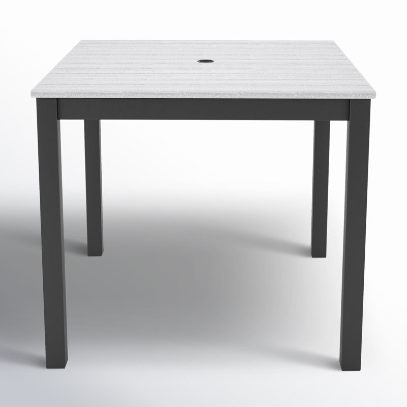 Table de salle à manger Townsend, L 33 po x L 33 po x H 29 po, Blanc cassé