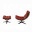 Fauteuil et repose-pieds Gandy