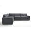 Canapé modulaire en lin 141,5 po Brinsley-692713989