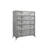 5 Drawer Chest in Gray Book Matched Veneers