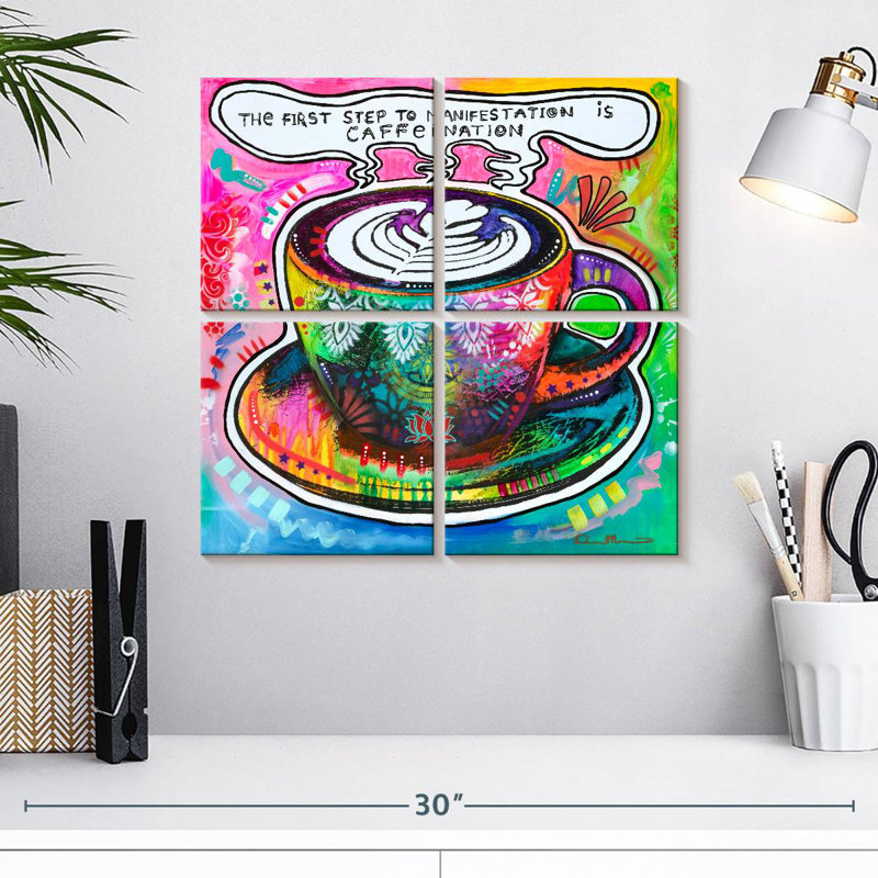 Ketti Caffeination, 18" H x 18" W