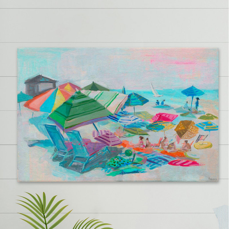 Parvez Taj - Wrapped Canvas Painting, 30cm H x 45cm W