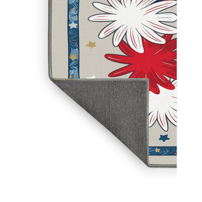 Tapis vacances des fêtes The Holiday Aisle®, Tapis de couloir 2 pi x 4 pi