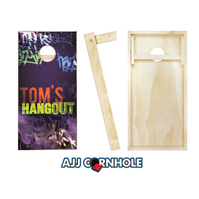 2' x 4' Solid Wood Cornhole Set with Bags