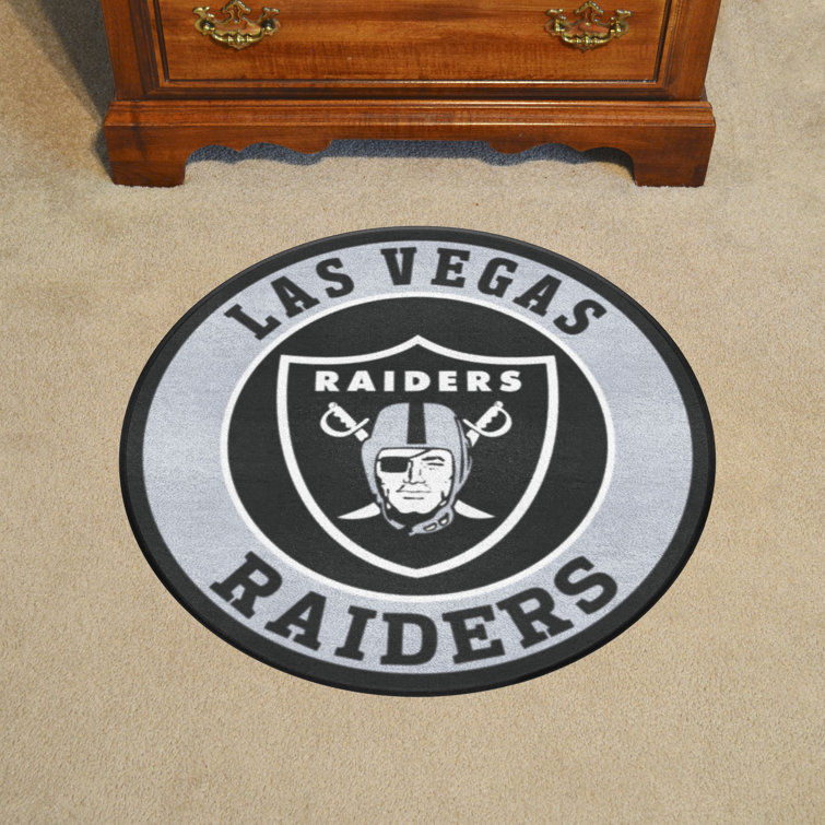 Las Vegas Raiders Shaped Coir Doormat
