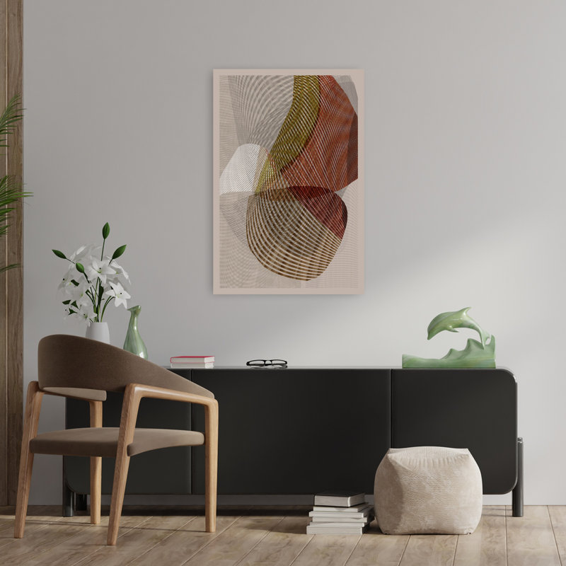 Art contemporain contemporain abstrait, H 36 po x l 24 po