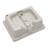 20"X15.5" White Ceramic Rectangular Undermount Bathroom Sink With Overflow