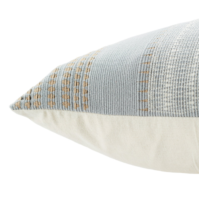 Housse de coussin lombaire Tribal Handmade, Housse de coussin seulement - sans coussin, Gris