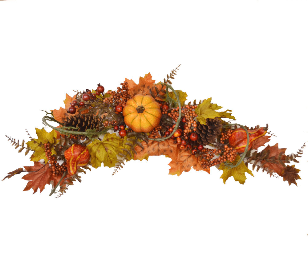 The Holiday Aisle® Fall Harvest Swag & Reviews | Wayfair