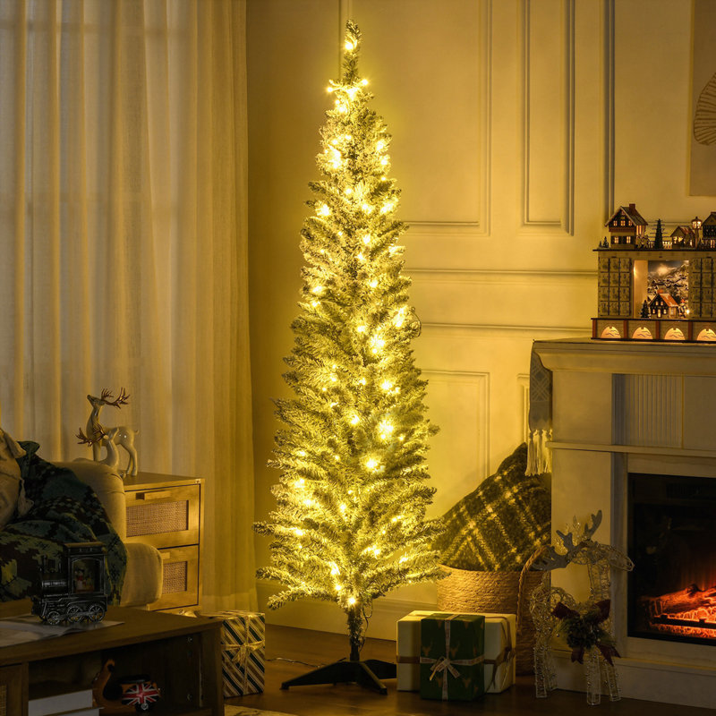 Arbre de Noël artificiel illuminé 6 pi de haut