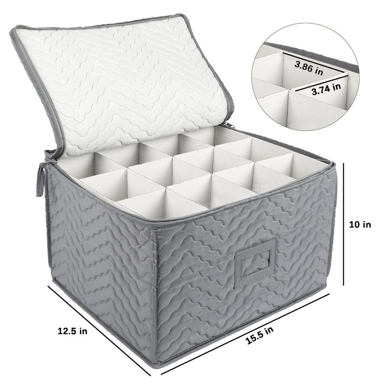 Cardboard Stemware Storage