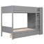 Lit simple superposé avec 2 tiroirs et armoire gris-617628331-617628328