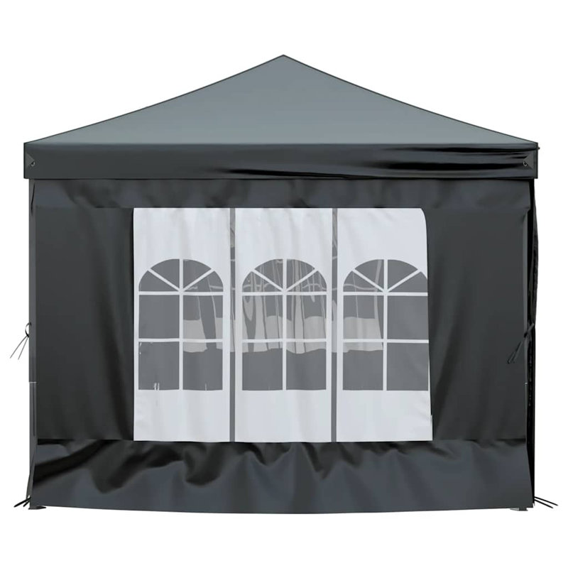 6m x 3m Steel Canopy, Black