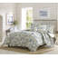 Ensemble de couette 5 pièces en coton Tommy Bahama Raw Coast Blue avec bonus-50220207