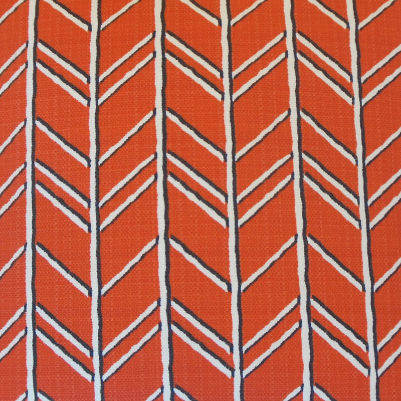 Coussin Queta, Hauteur (24 po) x largeur (24 po), Orange