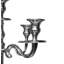 Bougeoir de style traditionnel, argent poli