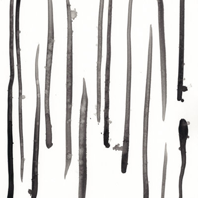 Monochrome Gestures IX by June Erica Vess - Wrapped Canvas Print