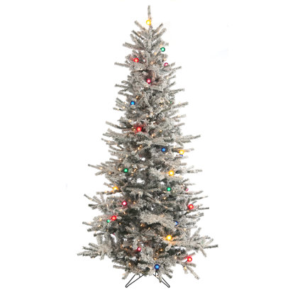 90' H Lighted Artificial Spruce Christmas Tree