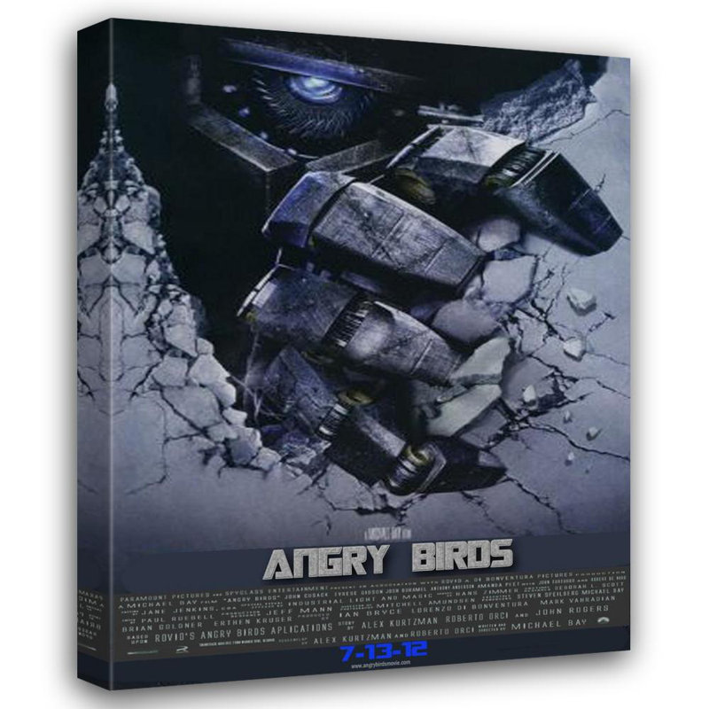 Angry Birds, 24" H x 19" W