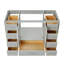 Base de meuble-lavabo simple 48 po Panchuri seulement-1189270439