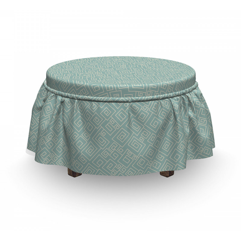 Housse pour repose-pieds square lines