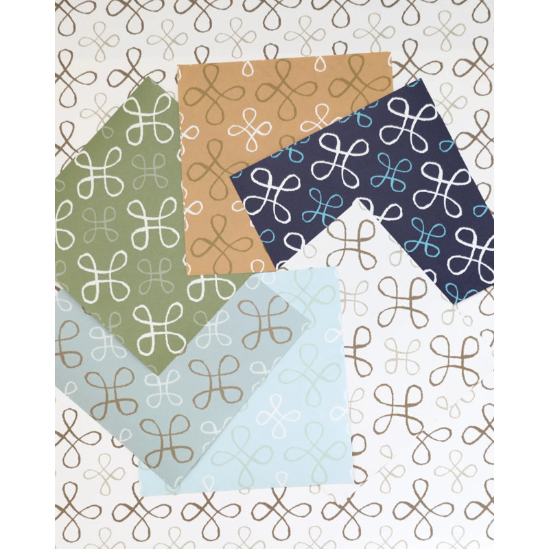 Palace Floor Small Repeat Luxury Wallpaper, Olive, Cellulose/Polyester
