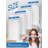 White Emboss Designed Cordless Pleated Paper Shades With Printed Flower Pattern-642198036