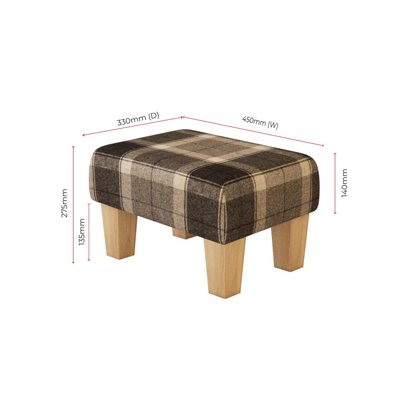 Manufactured Wood Accent Stool, Natural