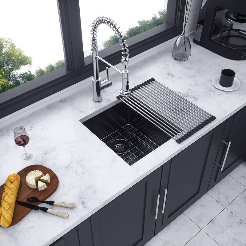 15'' L Single Bowl Stainless Steel Kitchen Sink