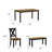 Wallace & Bay Radiant  Dining Table Set