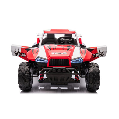 2 places 24V pour enfants, voiture UTV tout-terrain 4x4 avec moteurs puissants 4x200W