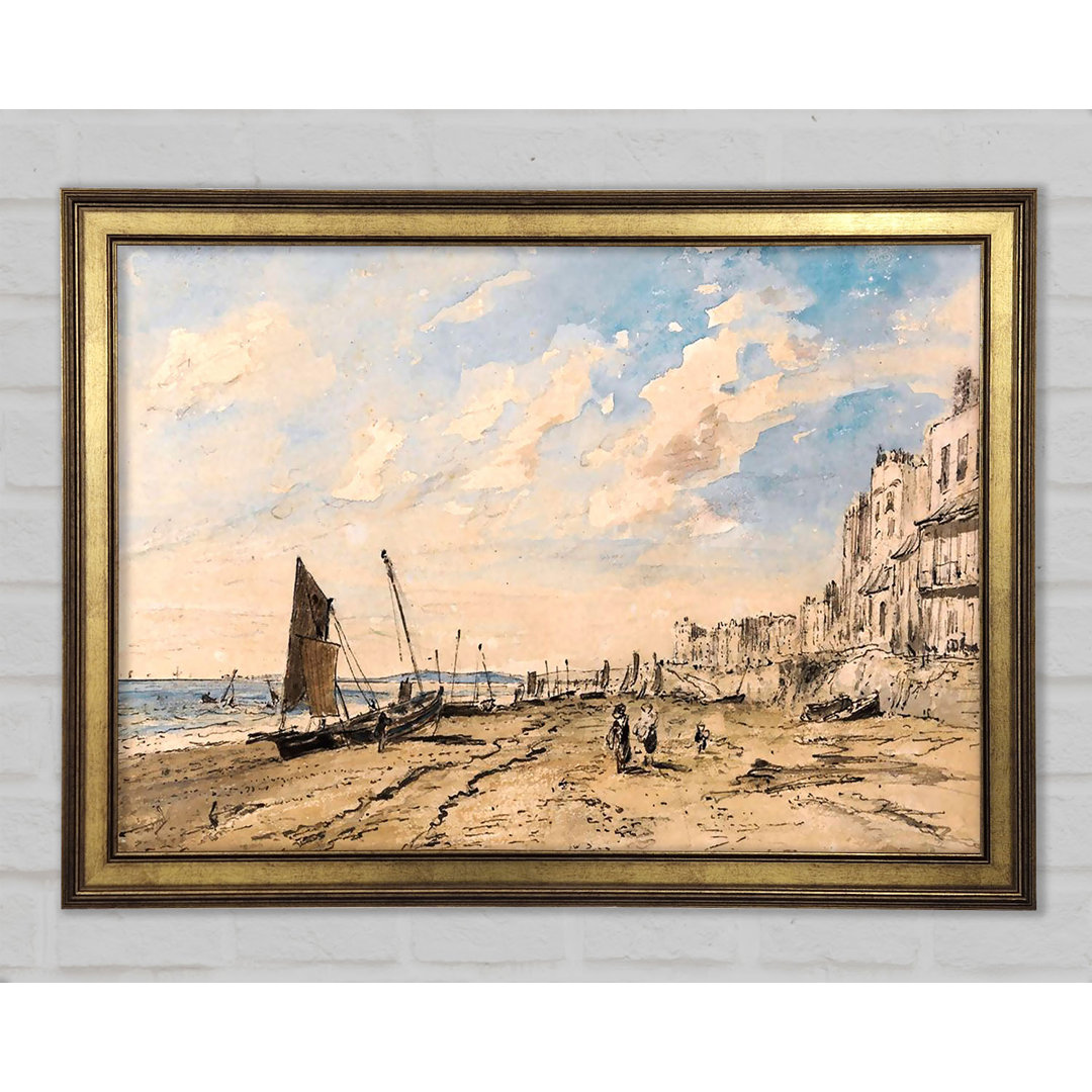 Gerahmter Fotodruck Brighton Beach von Constable