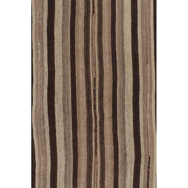 Kilim & Flat Weave One-of-a-Kind 12'9X11'10 Hand Knotted Area Rug