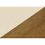 2 chaises d'appoint transitionnelles 2 pièces pour la salle à manger, bois massif de couleur crème et chêne, sièges confortables, construction de pattes avec espaces de salle à manger de style 2, couleurs, option de sièges relaxants, pieds robustes pour tous les espaces
