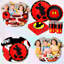 Mickey Mouse Party Supplies Tableware Set-81pcs Mickey Cartoon Themed Tableware