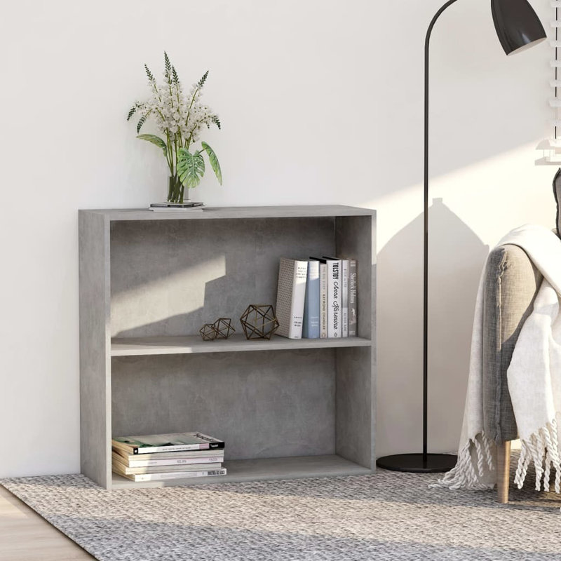Gena Bookcase, Concrete Grey