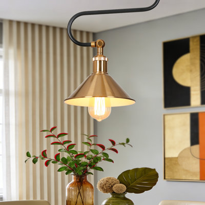Luminaire suspendu conique moderne à 1 lumière à 1 lumière 