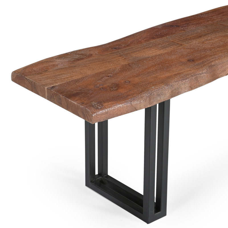 Dassy Solid Wood Bench, 18" H x 72" W x 16" D