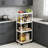 4-Tier Rolling Utility Cart with Handle