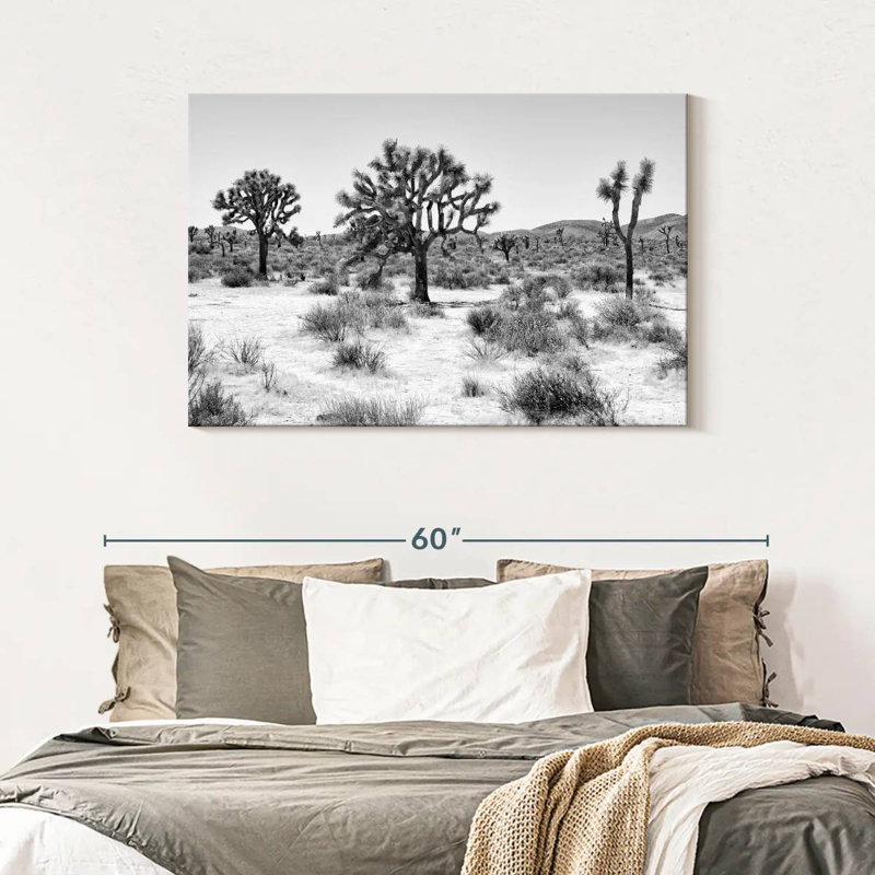 Alvord Black Arizona - Beautiful Joshua Trees, 30" H x 45" W