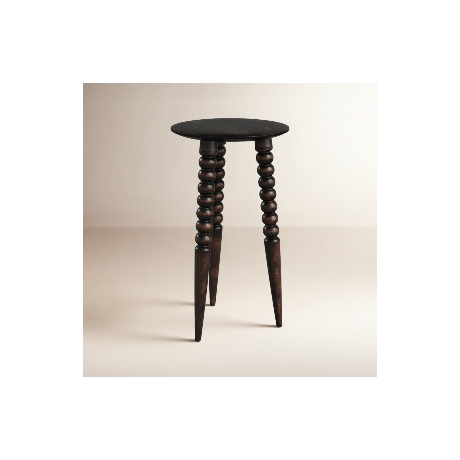 Lessing End Table, Dark Chocolate