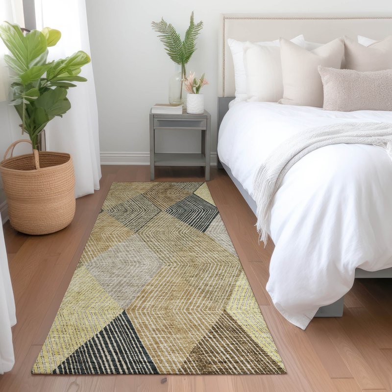 Tapis Aquaisha avec envers antidérapant, Tapis de couloir 2 pi 3 po x 7 pi 6 po