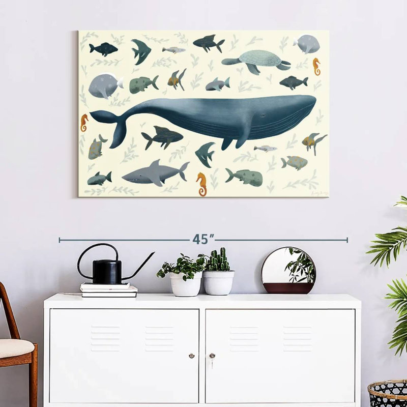 Sea Animals, 26" H x 39" W