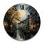Horloge murale surdimensionnée Green Canals-2029471966