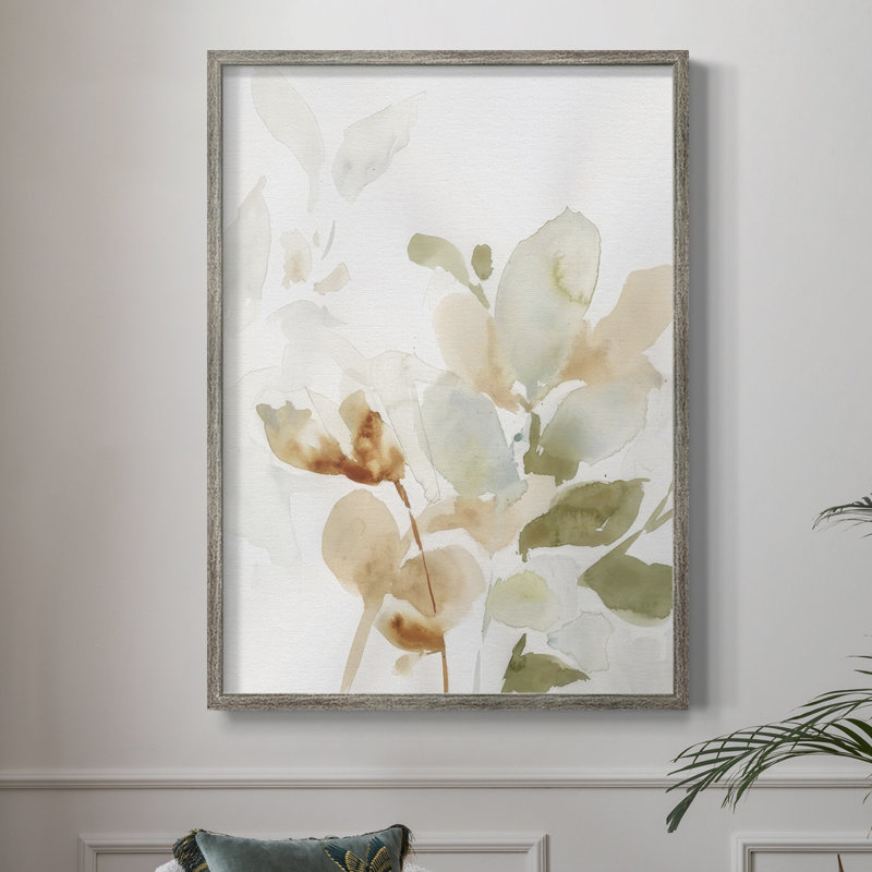 Autumn Eucalyptus II Framed Print - Solid Wood, 11" H x 9" W
