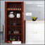 Garde-manger autoportant à 2 portes avec tablettes à 5 niveaux et tablettes réglables, idéal pour le rangement organisé et l'esthétique moderne-482393968
