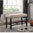 Upholstered Bench, Contemporary Rustic Dining Bench, Counter Height Bench with Nailhead Trim-1797573469-1791685904