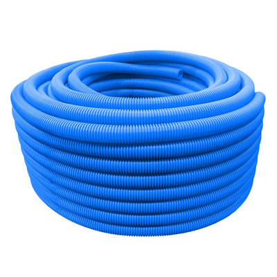 HDPE Corrugated Pre-Sleeved PEX-A tubing 3/4âx 300 Ft. Insulated Pex Pipe Hot and Cold Water, Blue